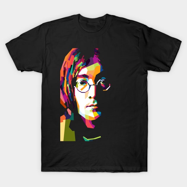 John Lennon WPAP T-Shirt by awangwidyatama